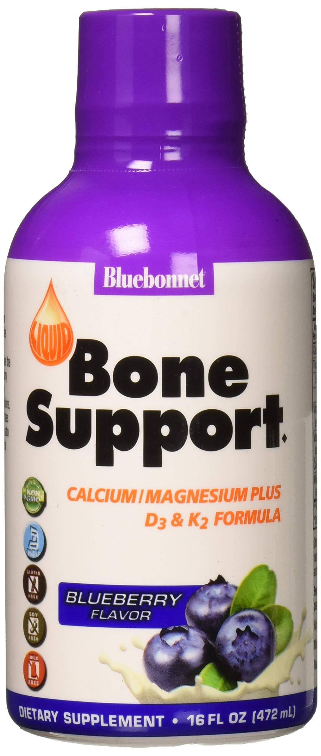 Bluebonnet Nutrition Liquid Bone Support Blueberry -- 16 FL oz
