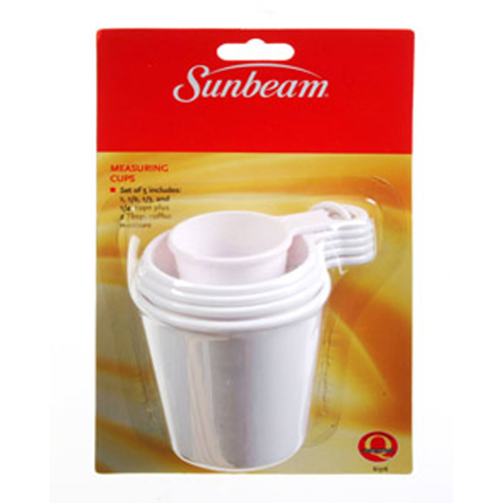 Robinson Home Products 871685335 61316 Plastic Sunbeam Measuring Cup - 5pcs