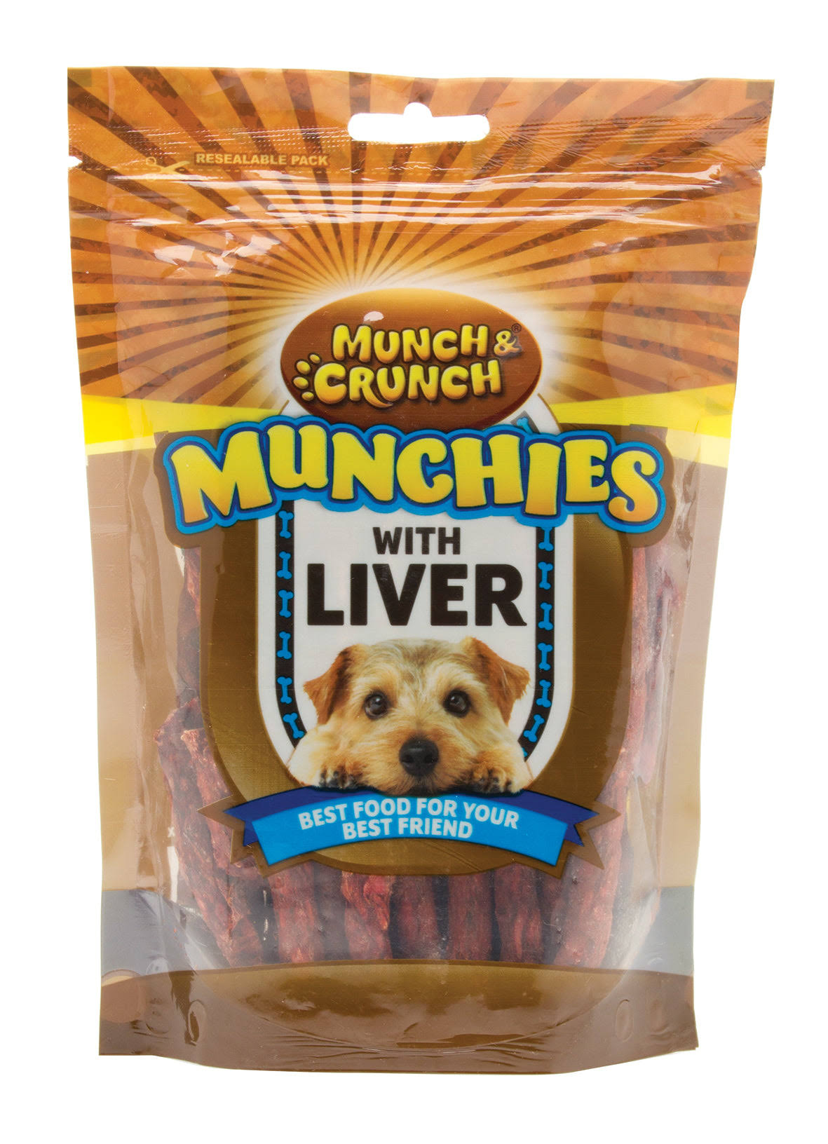 Munch & Crunch Liver Munchies Dog Treats 250g