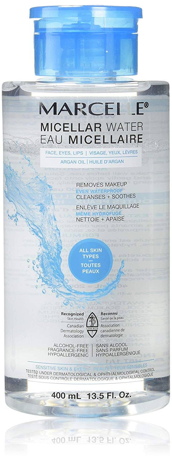 Marcelle Micellar Water - Waterproof, Hypoallergenic and Fragrance-Free, 400ml | Makeup