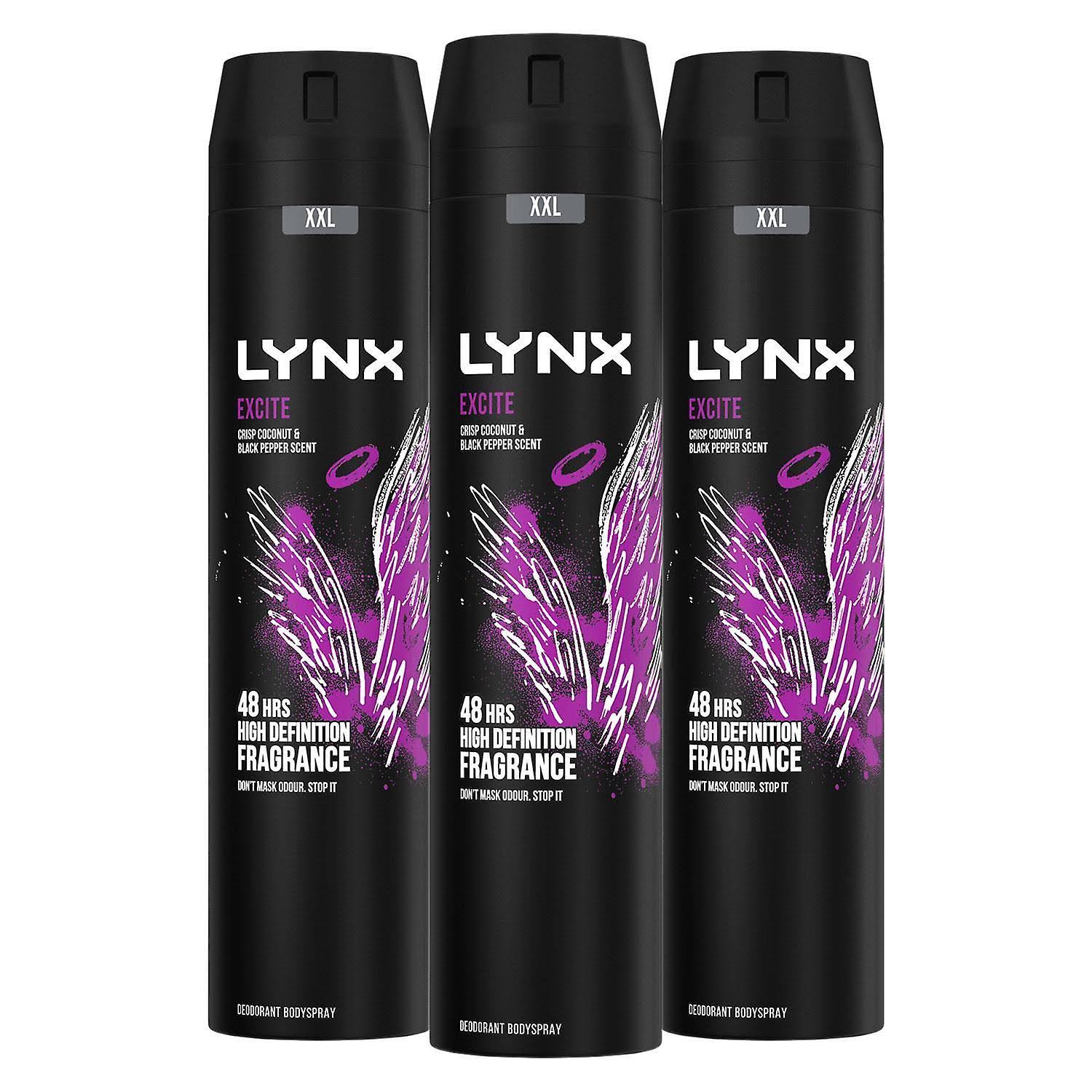 Lynx Excite Body Spray Deodorant 250 ml