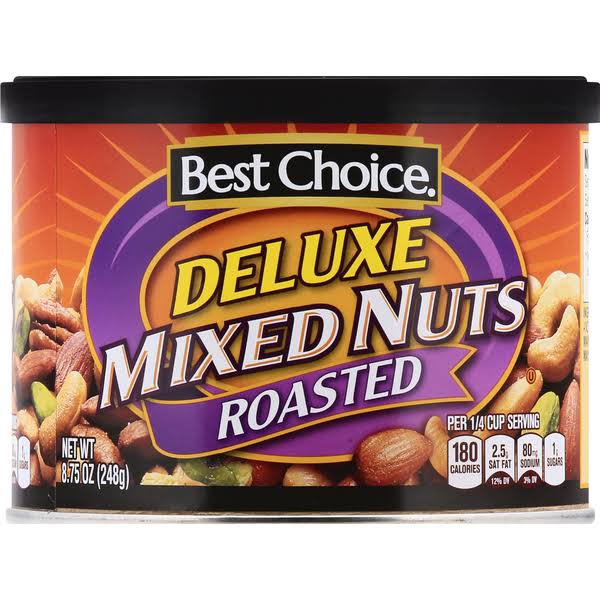 Best Choice Mixed Nuts, Deluxe, Roasted - 8.75 oz