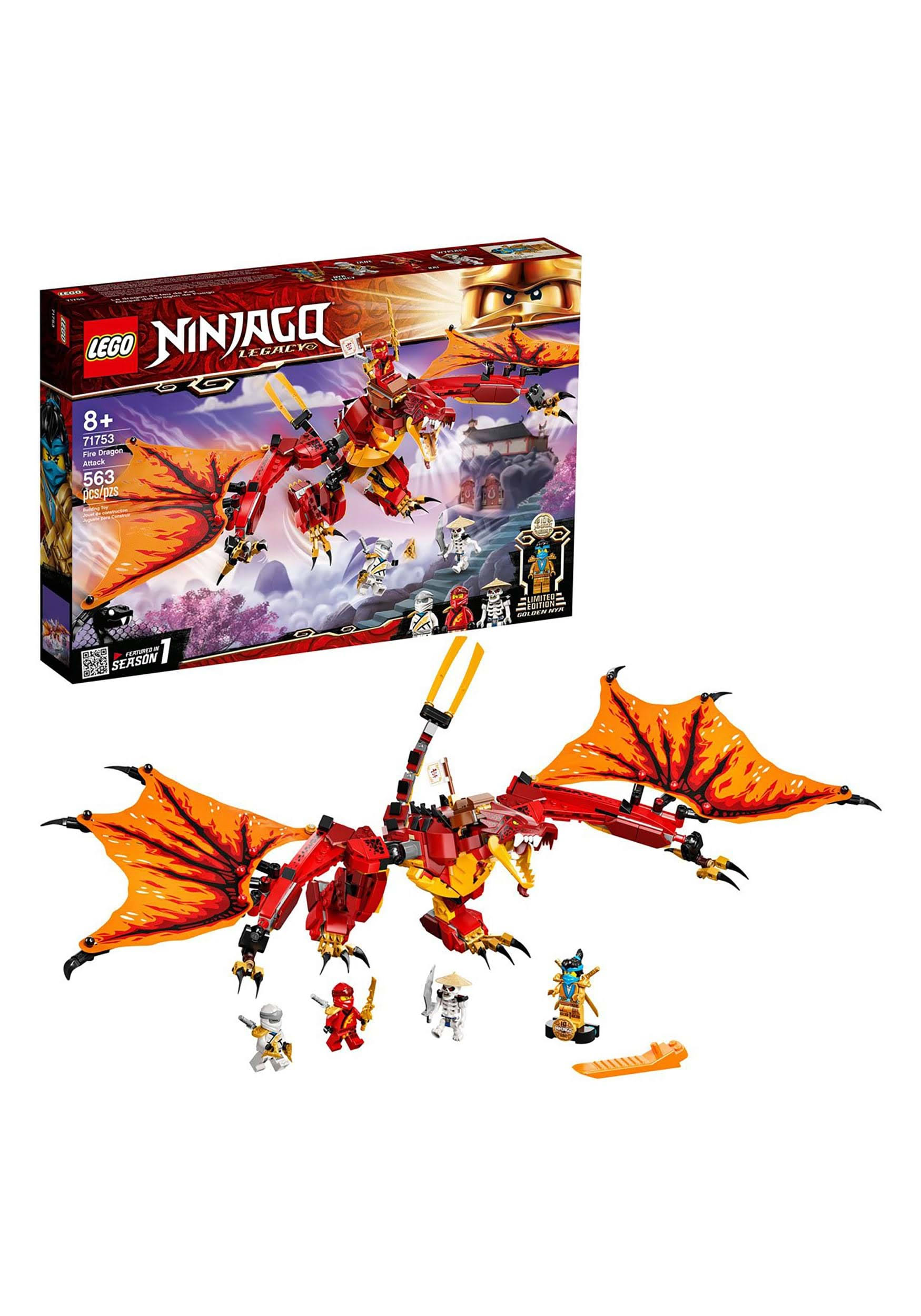 LEGO 71753 Kai's Fire Dragon