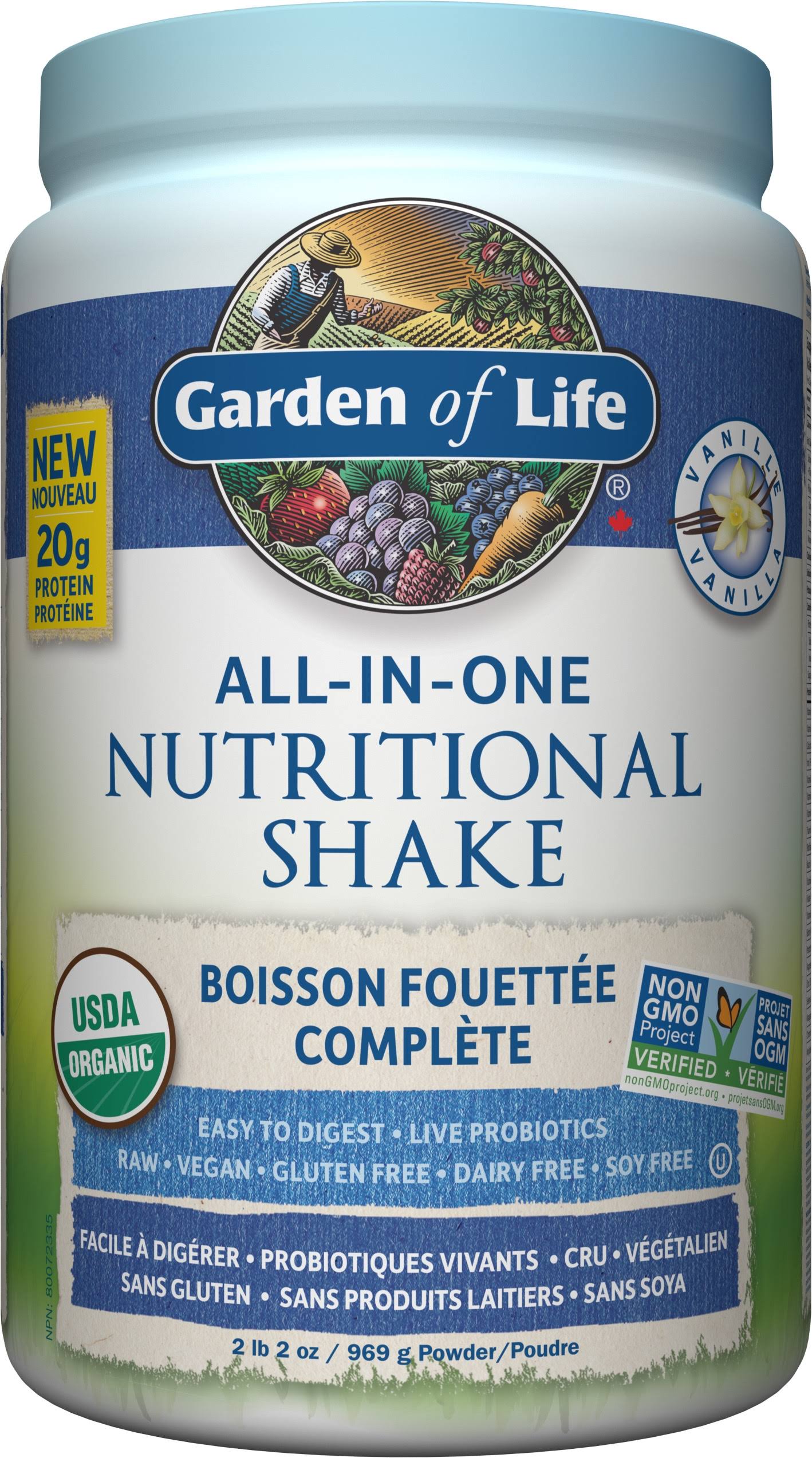 Garden of Life All in One Nutritional Shake Vanilla