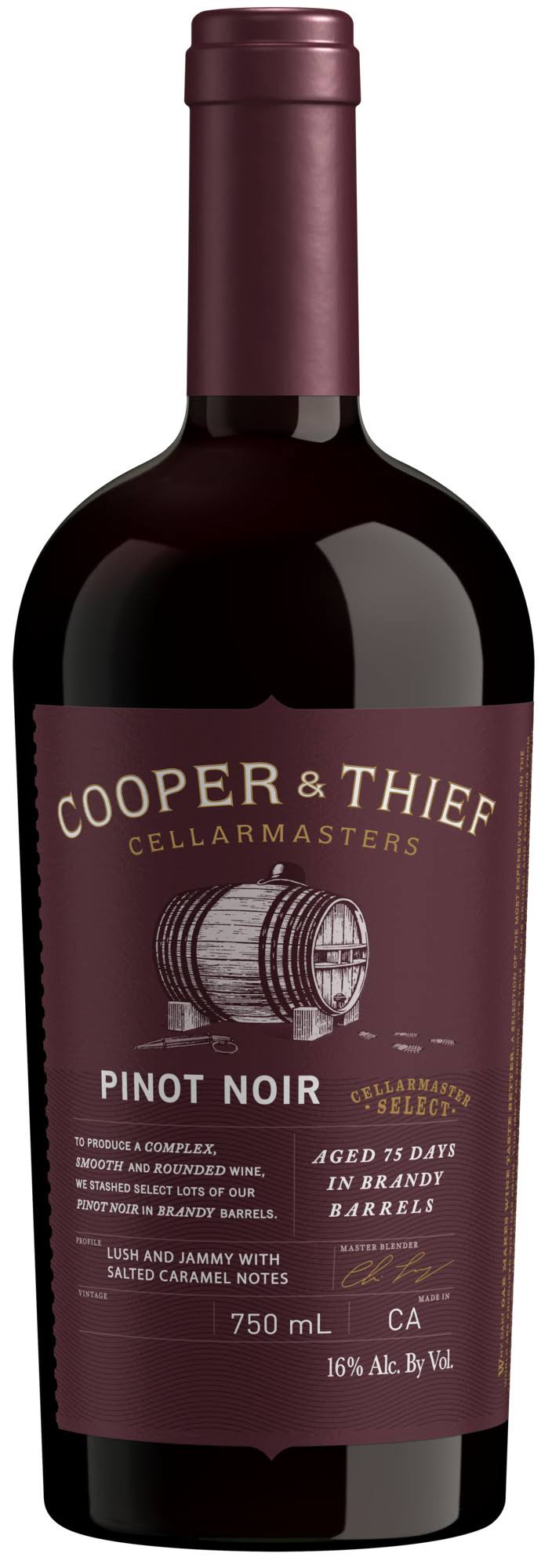 Cooper & Thief Pinot Noir - 750 ml