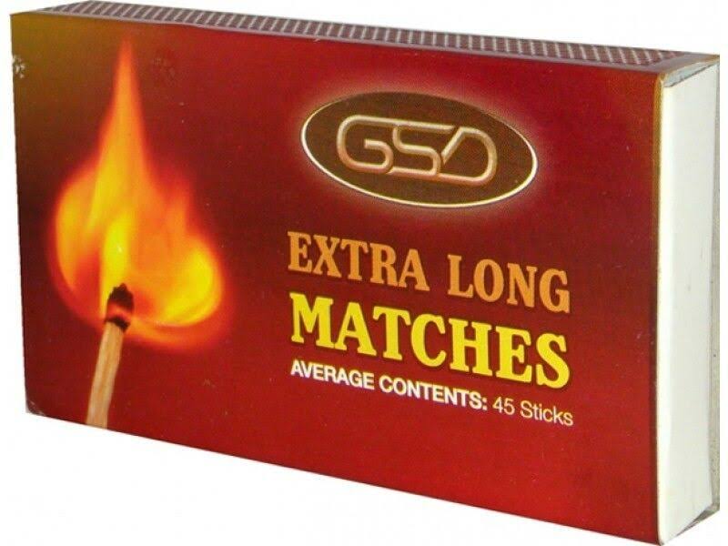GSD Extra Long Matches - 45pcs