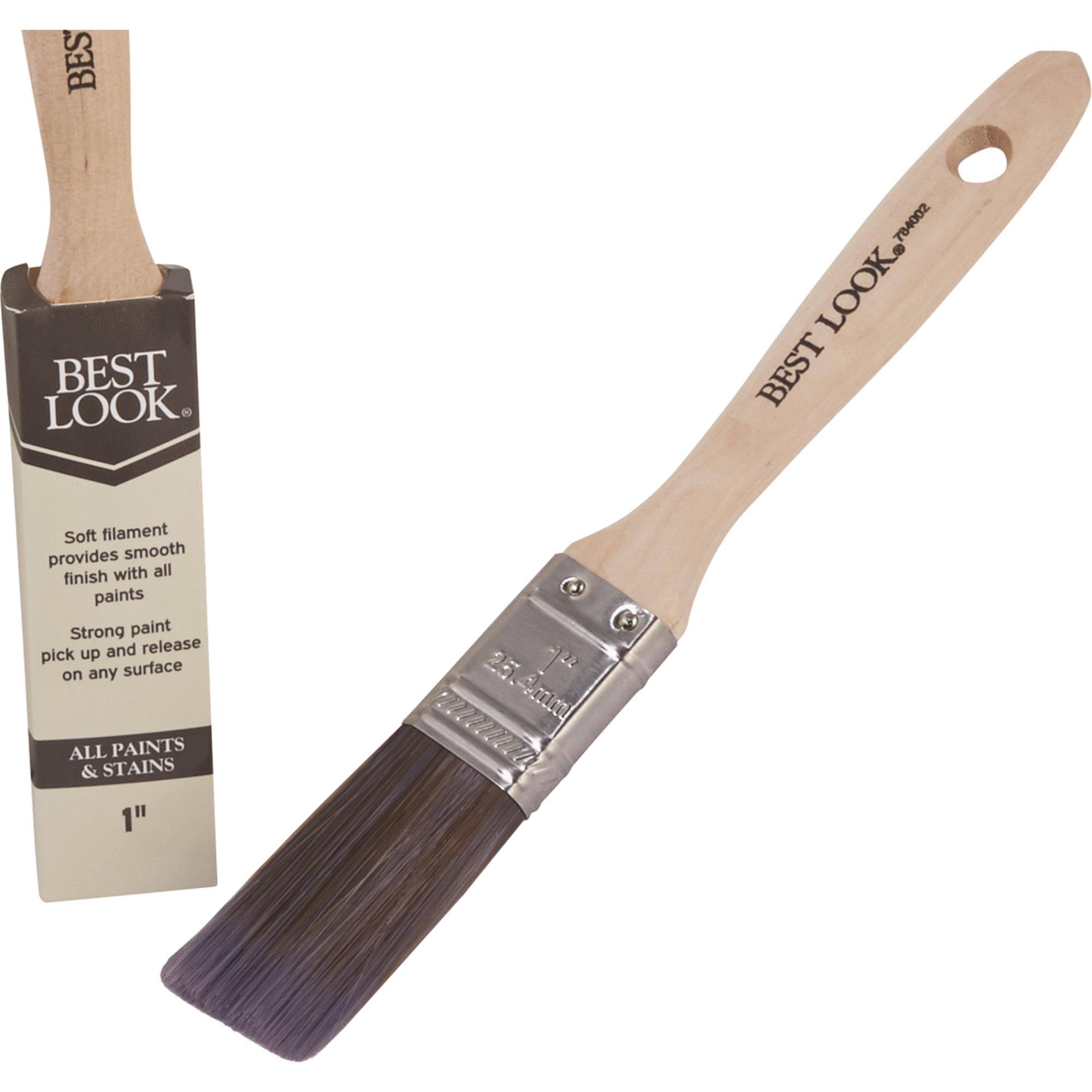 Best Look 1 In. Flat Polyester Paint Brush 784002