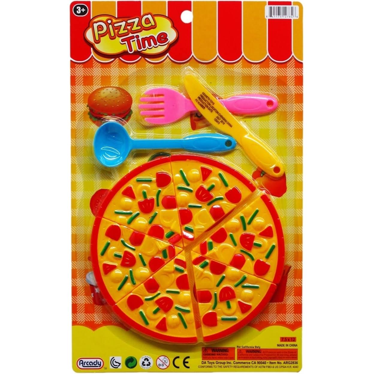 Ddi 2339739 Pizza Time Food Play Set, 9 Piece - Case Of 96 Ddi Multicolor