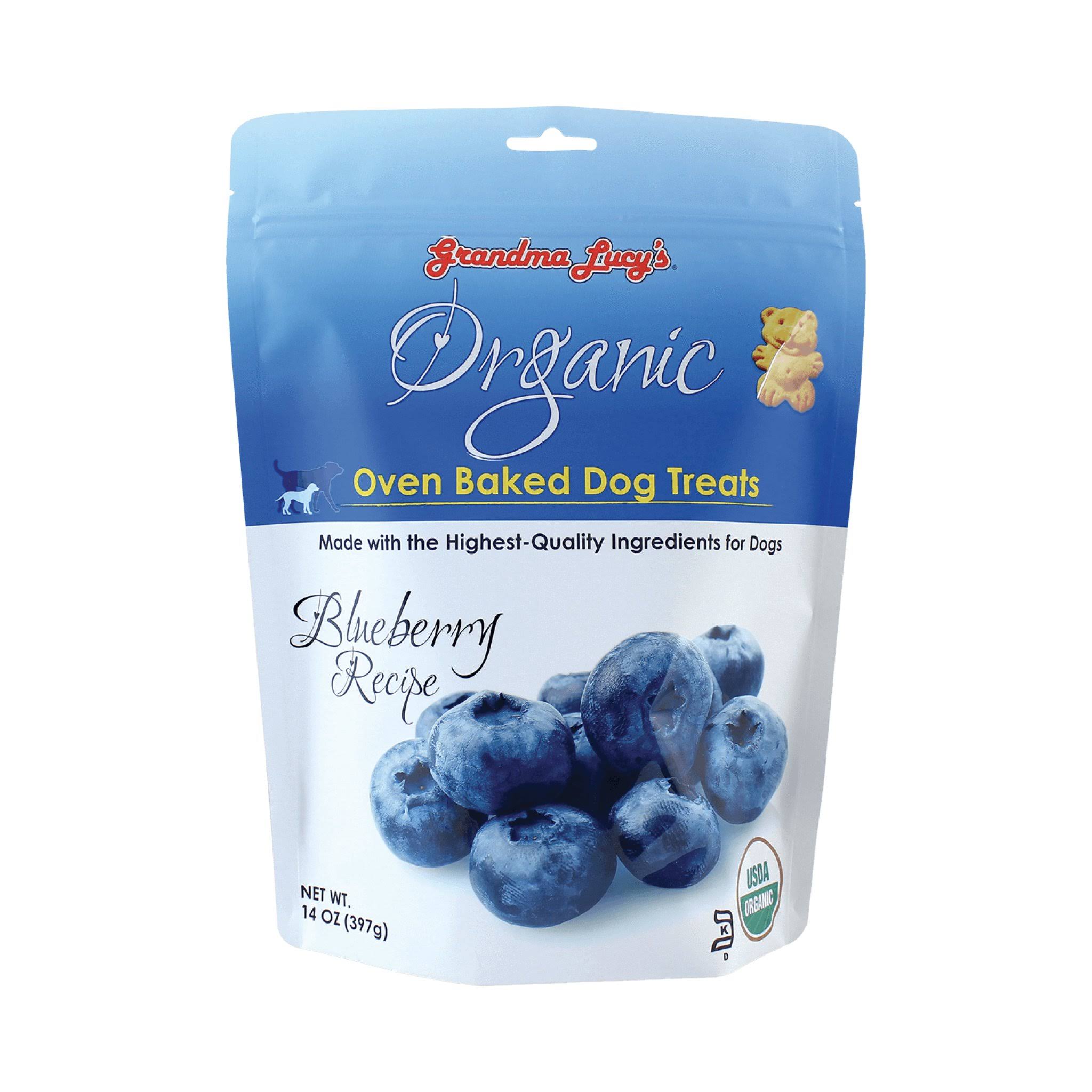 Grandma Lucy's Organic Baked Treat for Dogs - Blueberry, 14oz