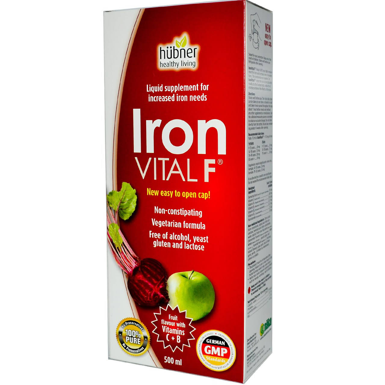 Hubner Iron Vital F Iron Supplement - 500ml