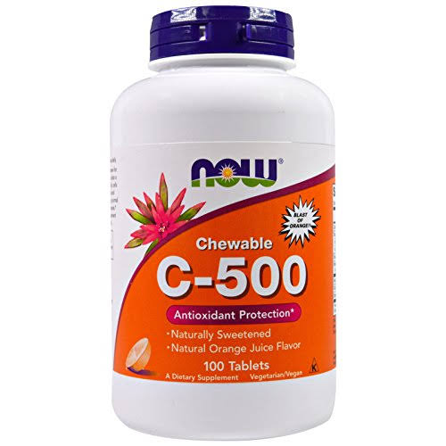 Now C-500 Chewables Antioxidant Protection Dietary Supplement - 100ct