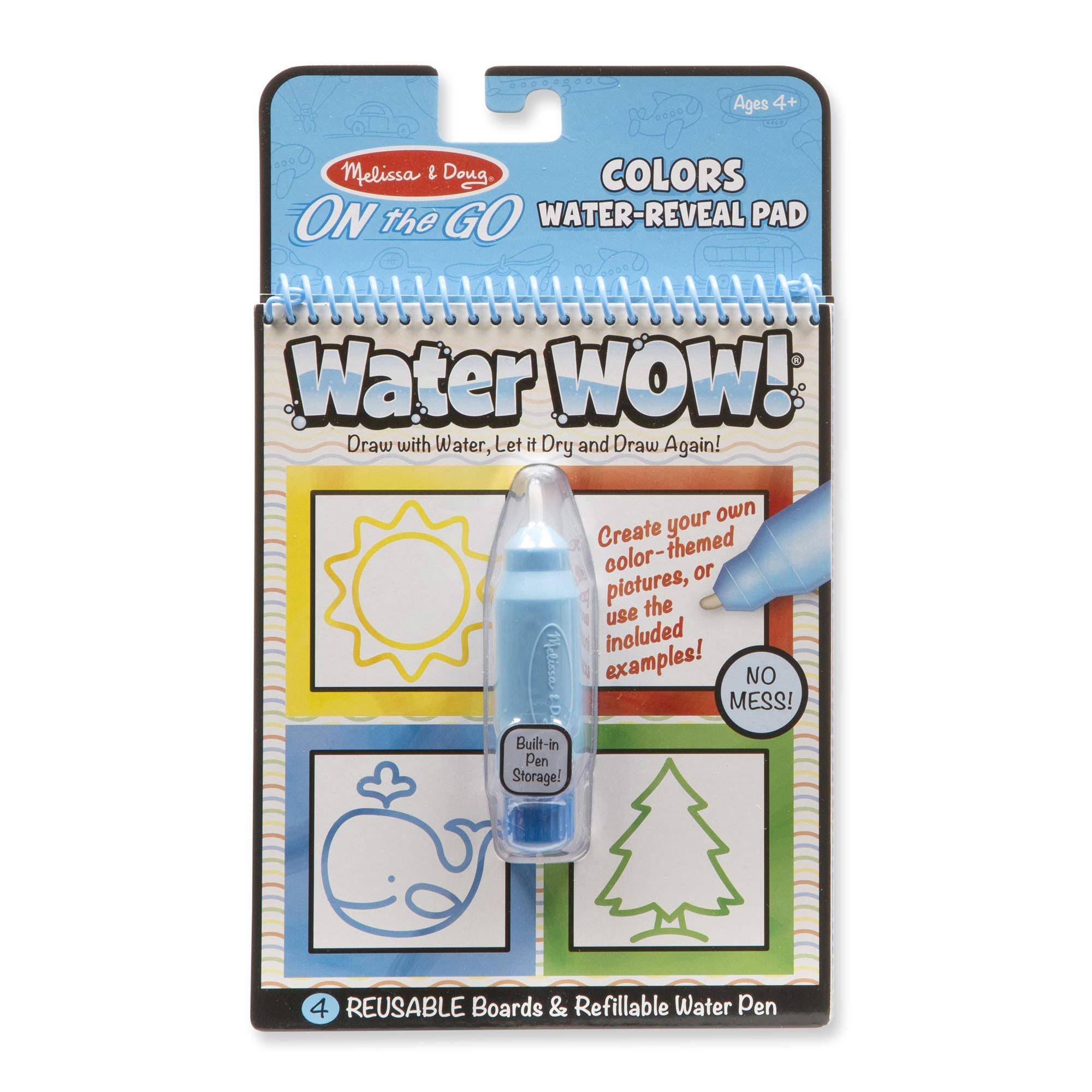 Melissa & Doug On the Go Water Wow! Reusable Water-Reveal Activity Pad