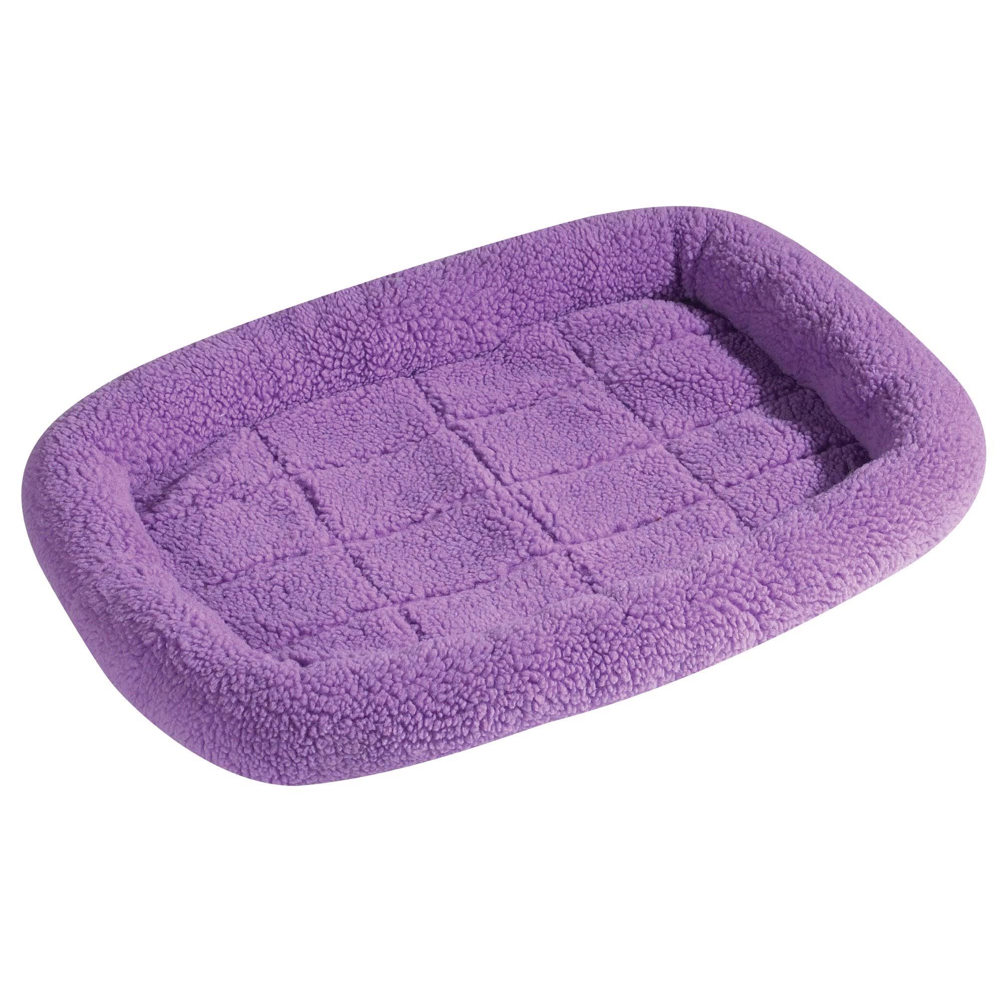 Slumber Pet Sherpa Crate Beds Comfortable BumperStyle Beds For Dogs and Cats