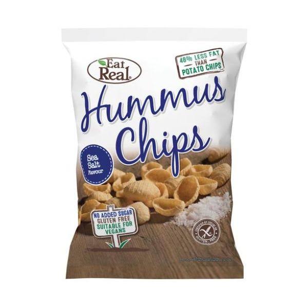 Eat Real Cofresh Hummus Chips - Sea Salt, 135g