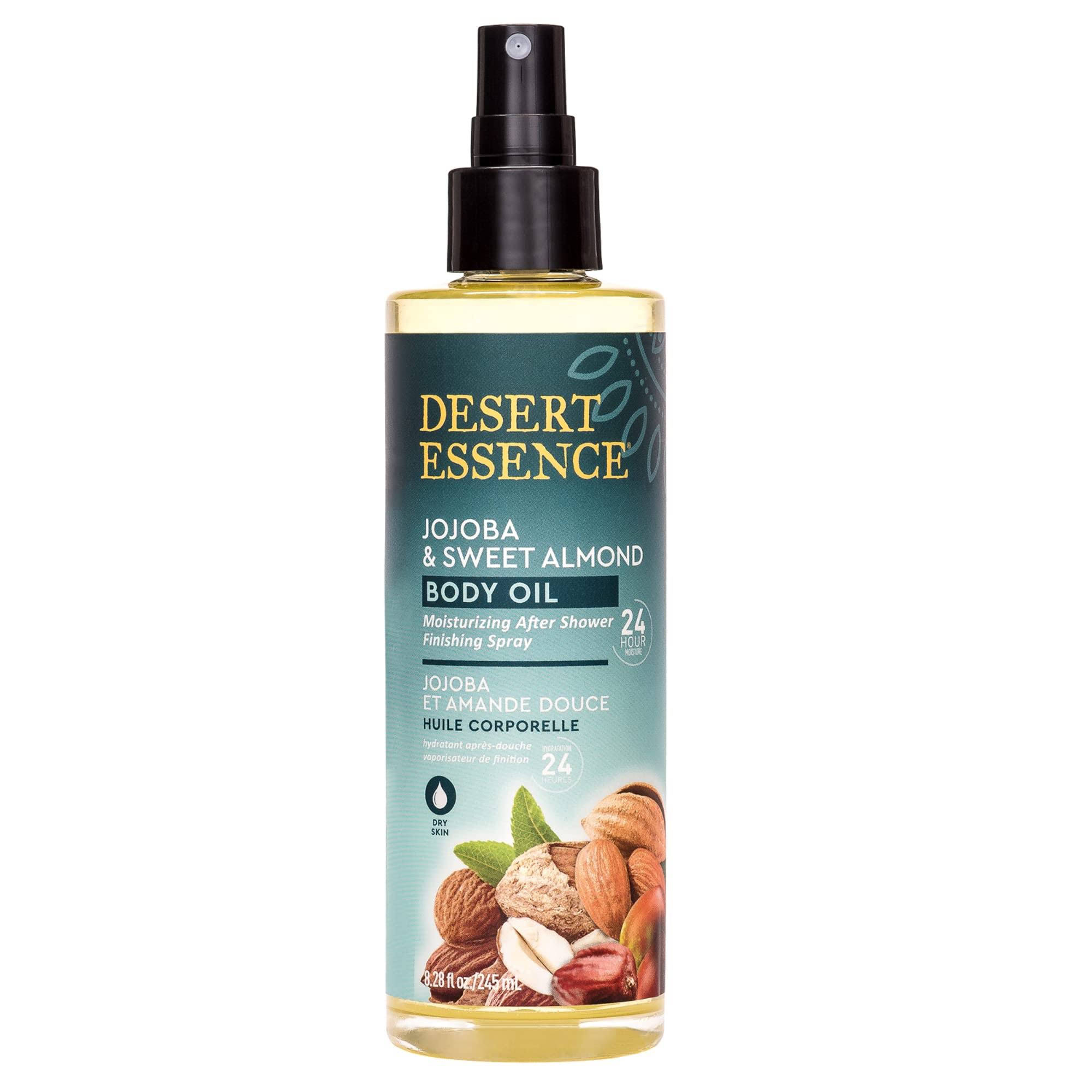 Desert Essence Body Oil Jojoba & Sweet Almond 8.28 fl oz