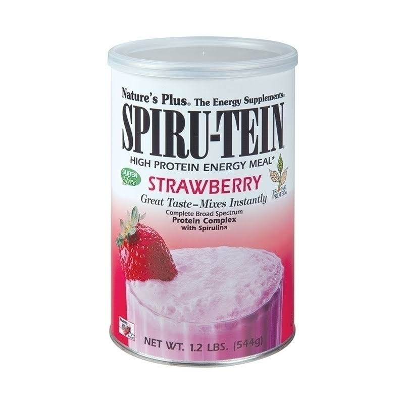 Nature's Plus Spiru-tein Powder - Strawberry