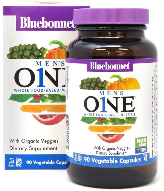 Bluebonnet Nutrition Mens Choice Whole Food Based Multiple Supplement Caplets - 90ct