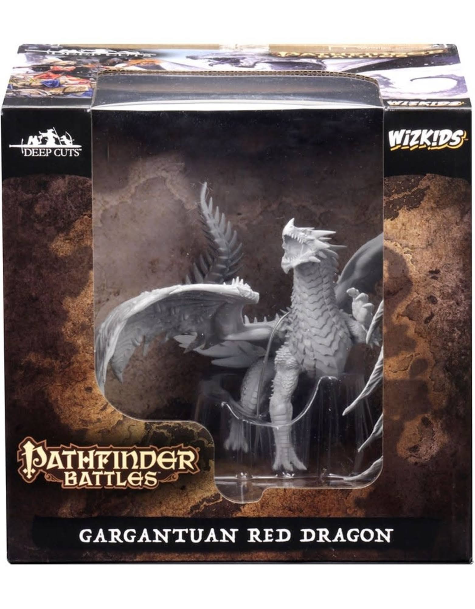 Pathfinder Battles Deep Cuts Unpainted Miniatures: Gargantuan Red Dragon
