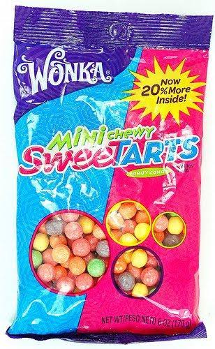 Sweetarts Tangy Candy Mini Chewy 6 Ounce Bag (Pack of 12)