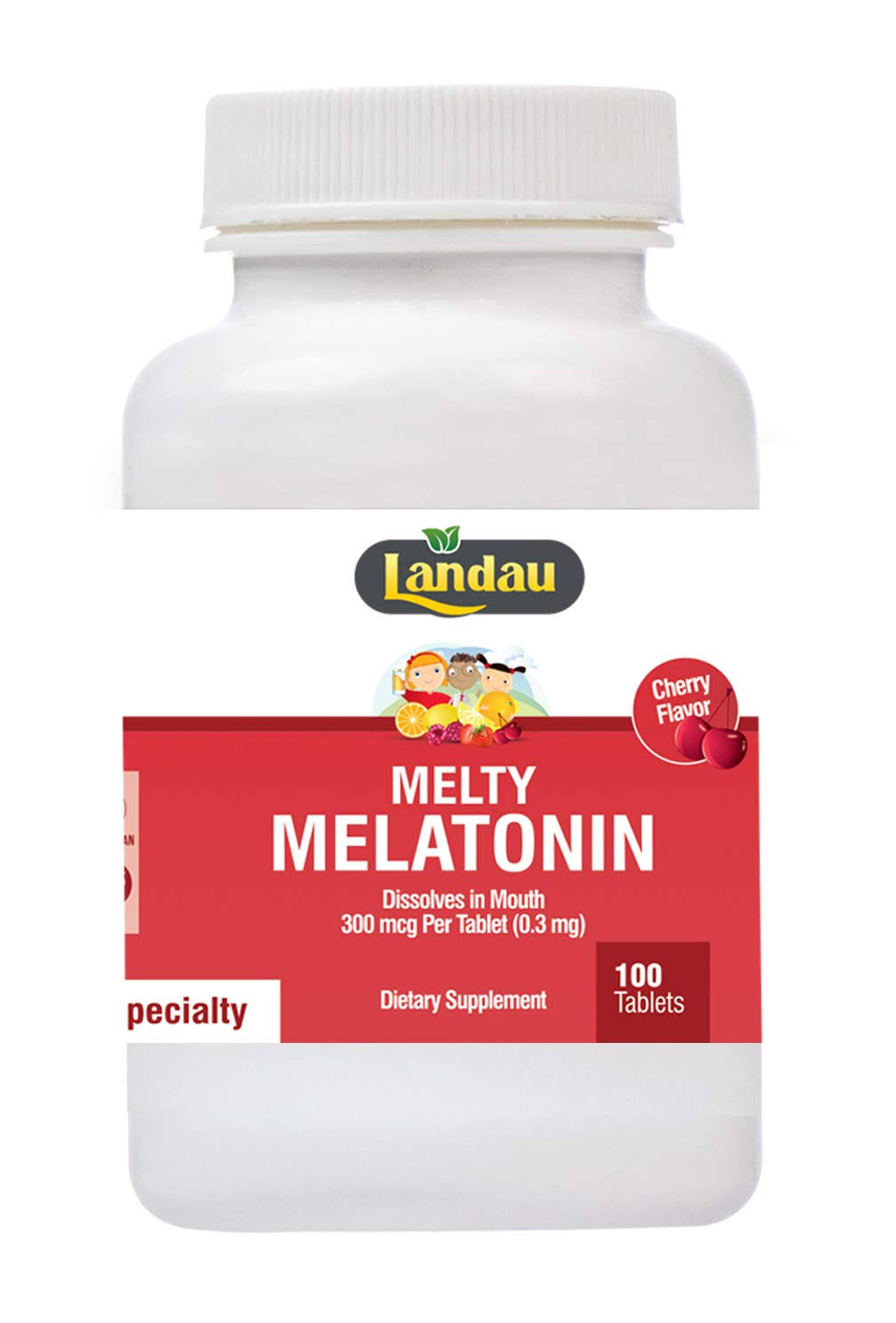 Landau Melty Melatonin Dietary Supplement - 100ct