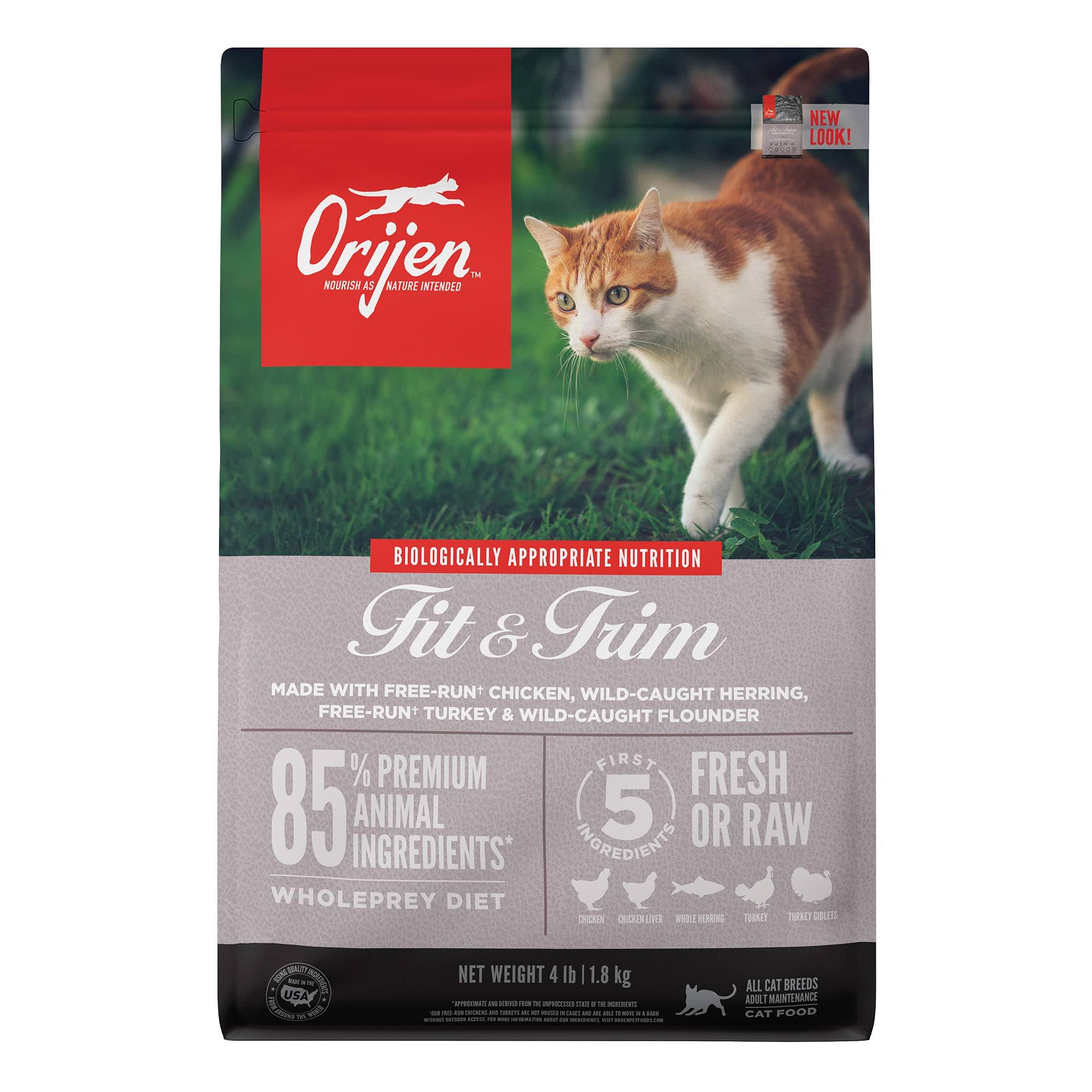 Orijen Fit Trim Dry Cat Food, 4 lb