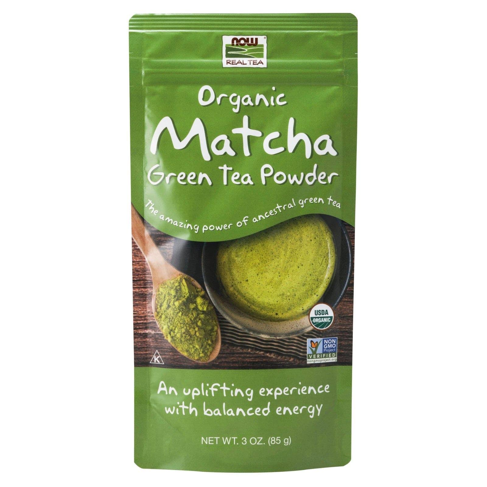 Now Foods - Real Tea Organic Matcha Green Tea Powder - 3 OZ.