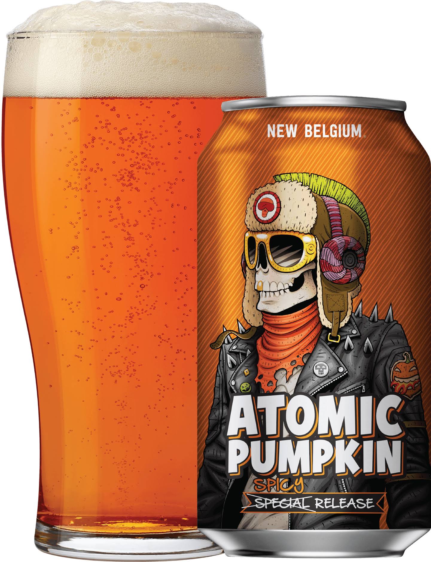 New Belgium Voodoo Ranger Beer, Atomic Pumpkin, Spicy Release - 6 pack, 12 oz cans