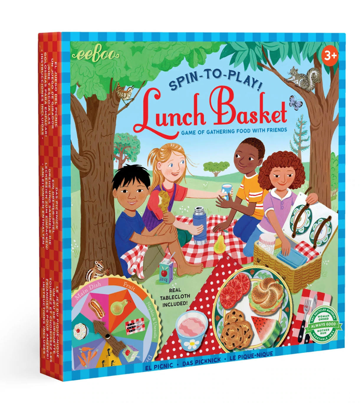 eeBoo Spin To Play Lunch Basket