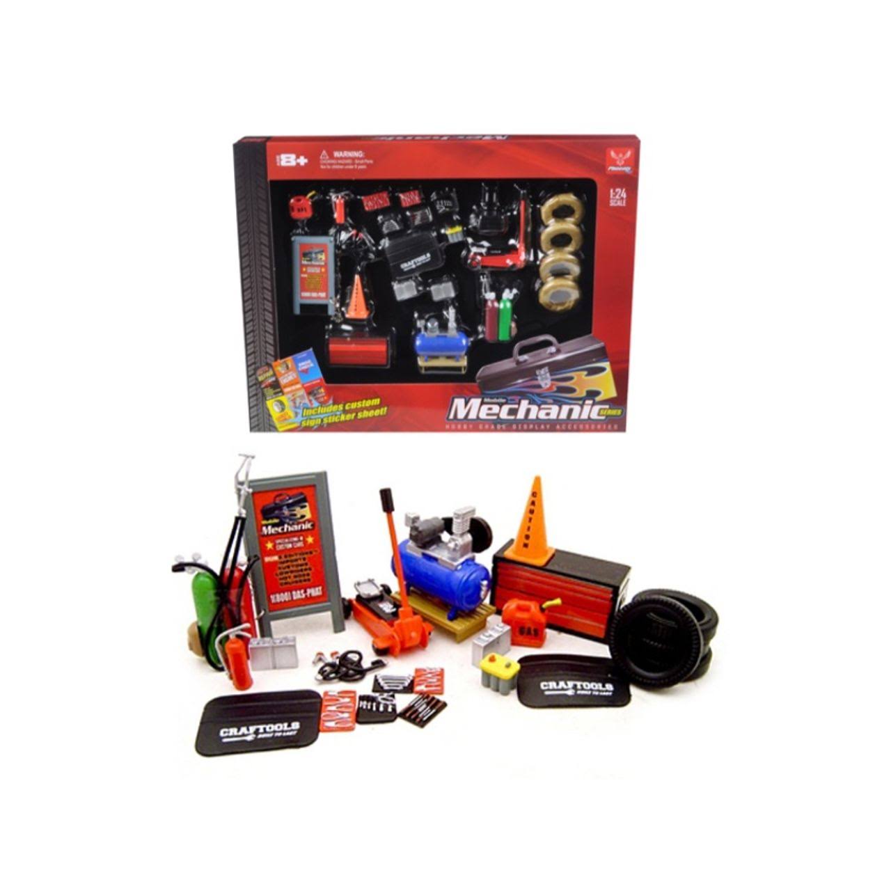 Mechanic Accessories Set Hobby Gear G Model Train and Car Accessories - 1:24 Scale