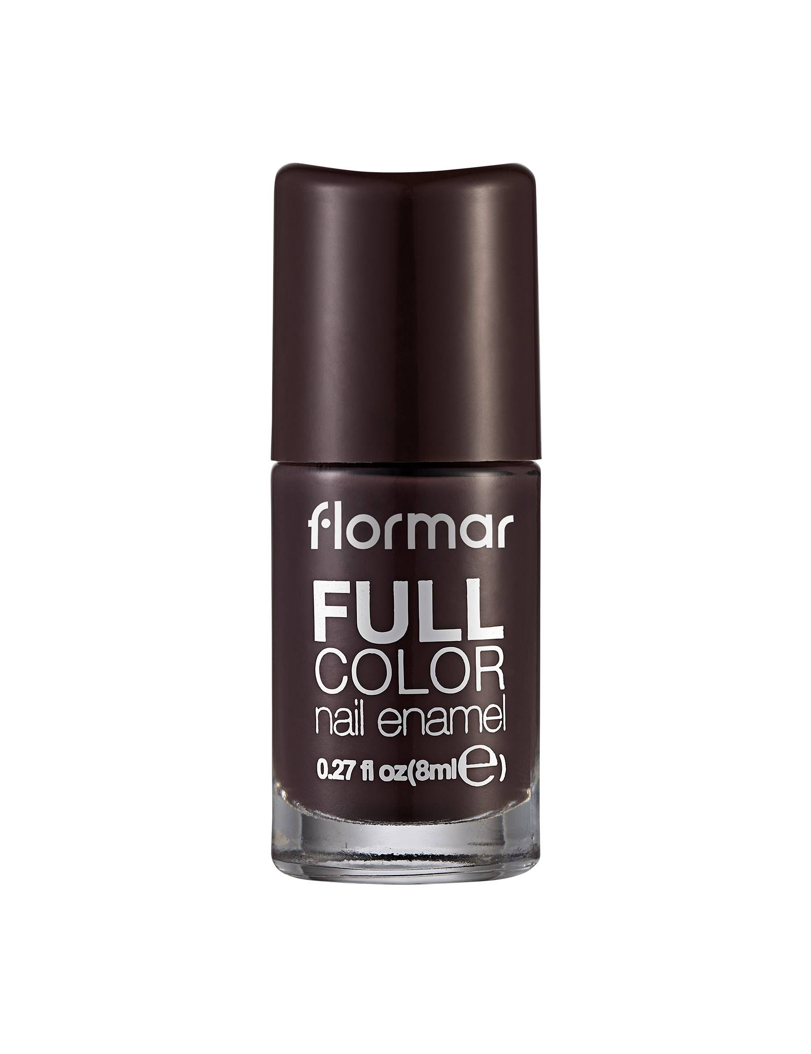 Flormar Full Color Nail Enamel - FC44 Tropic Brown, 8ml