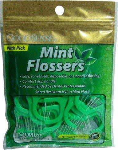 Good Sense GoodSense Mint Flossers with Pick 50 Count, 50 Count