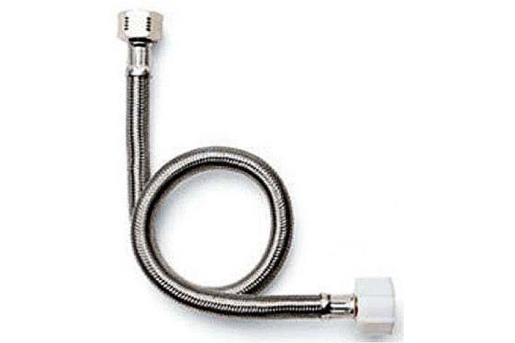 Fluidmaster B1T16 Braided Stainless Steel Toilet Connectors - 3/8" x 7/16"