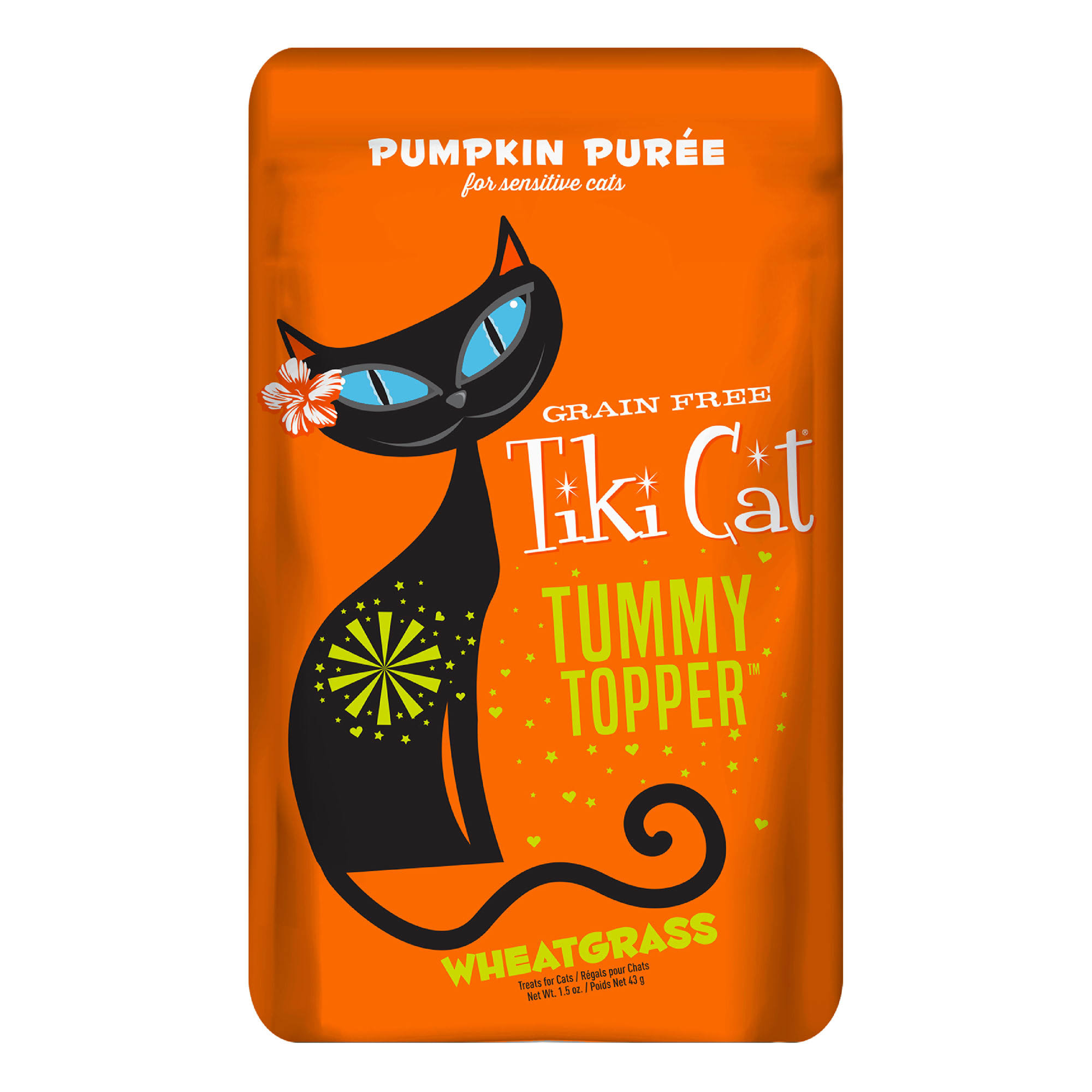 Tiki Cat Tummy Topper Pumpkin Puree & Wheatgrass - 1.5 oz