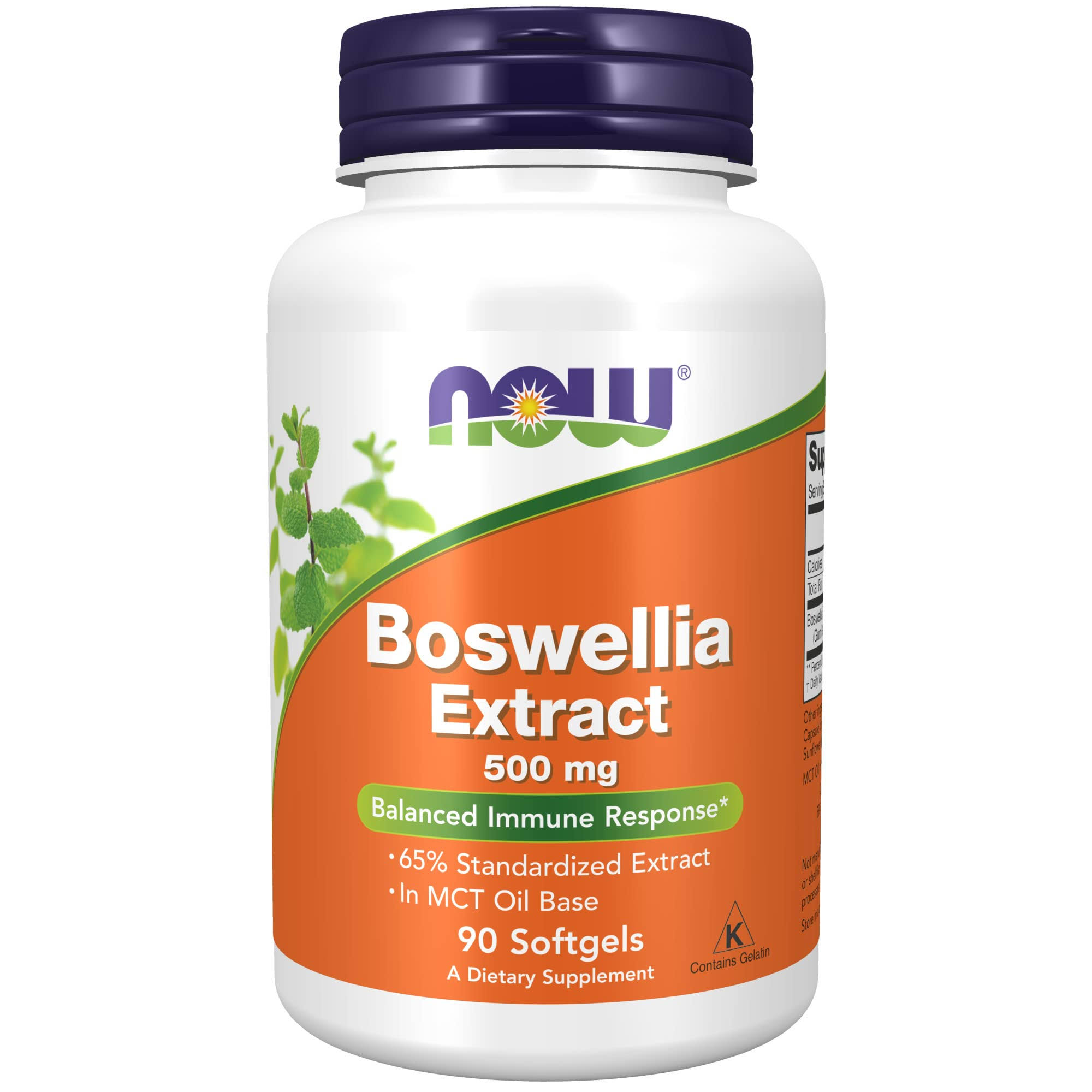 Now Foods Boswellia Extract Supplement - 90 Softgels