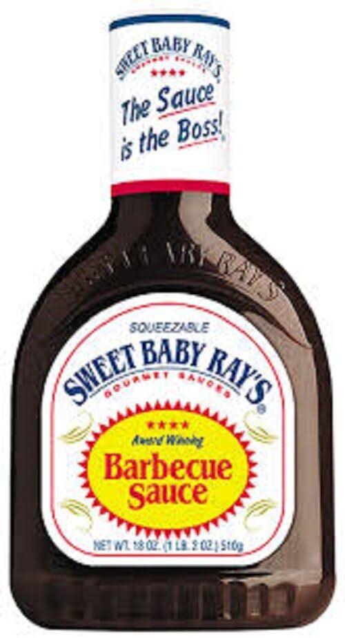 Sweet Baby Rays Barbecue Sauce, Original, Squeezable - 18 oz