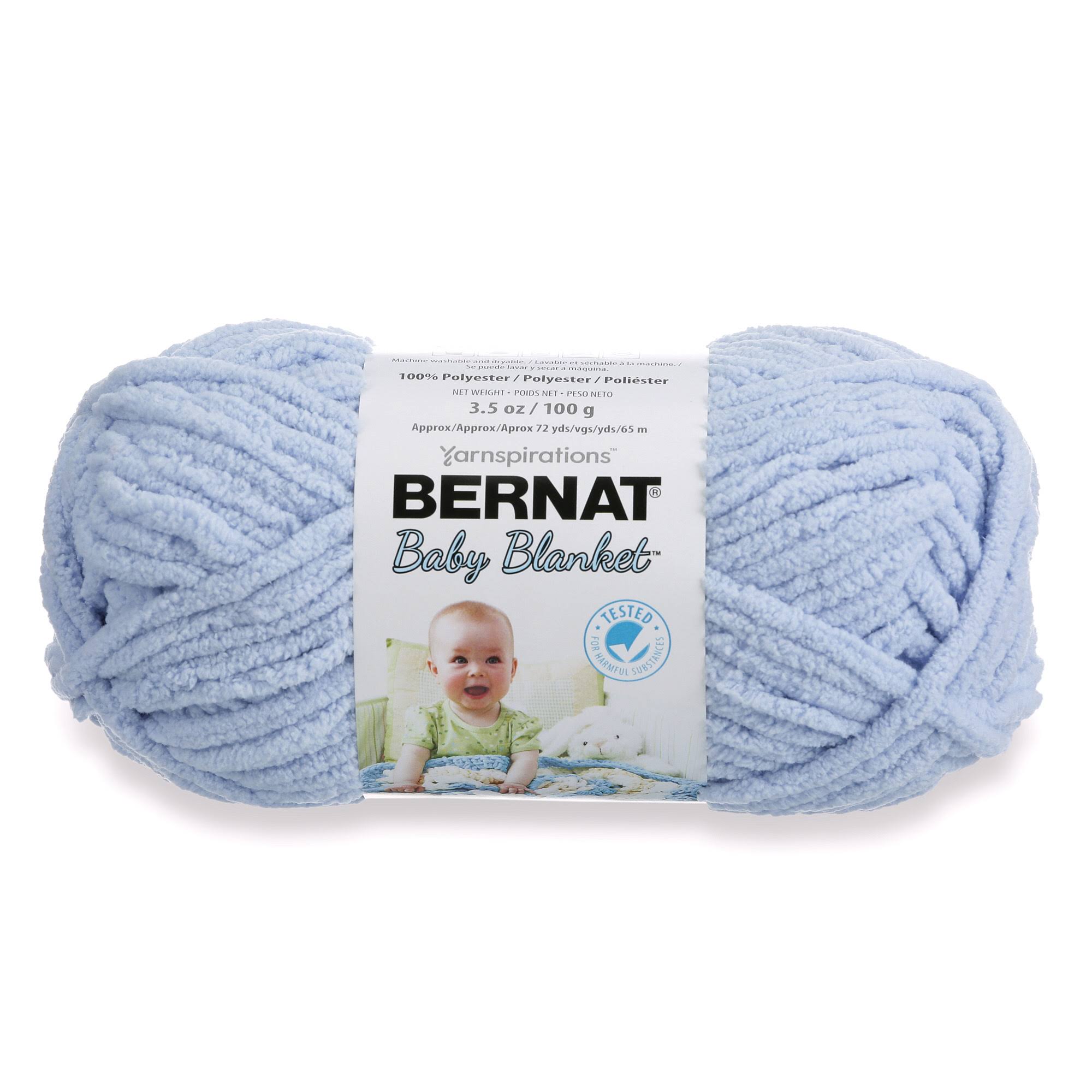 Bernat Baby Blanket Yarn - 3.5oz, Blue