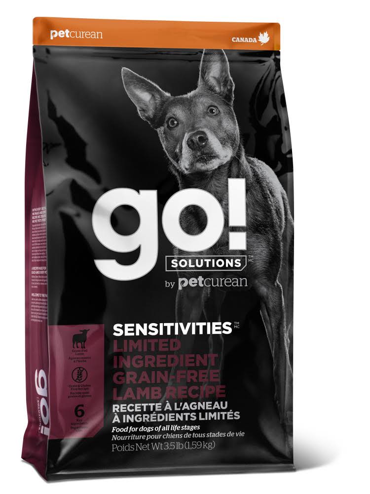 Go! Solutions Sensitivities Limited Ingredient Lamb Recipe Dry Dog Food, 22-lb