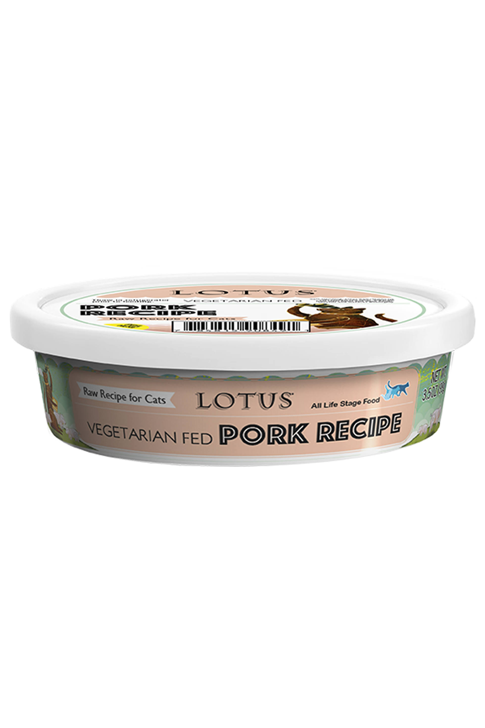 Lotus Raw Pork Recipe for Cats / 3.5 oz
