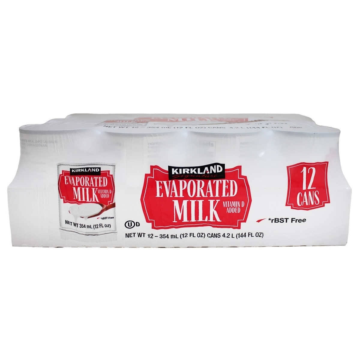 Kirkland Signature Evaporated Milk, 12 fl oz, 12-Count