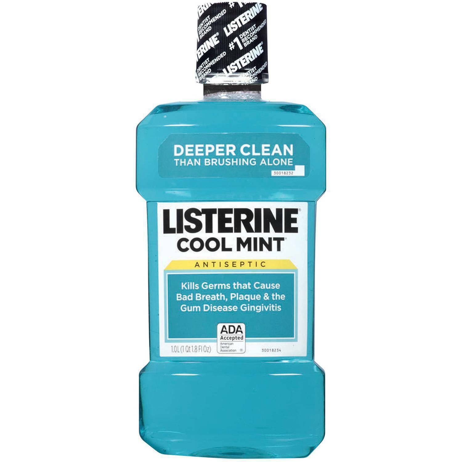 Listerine Antiseptic Mouthwash - Coolmint, 1l