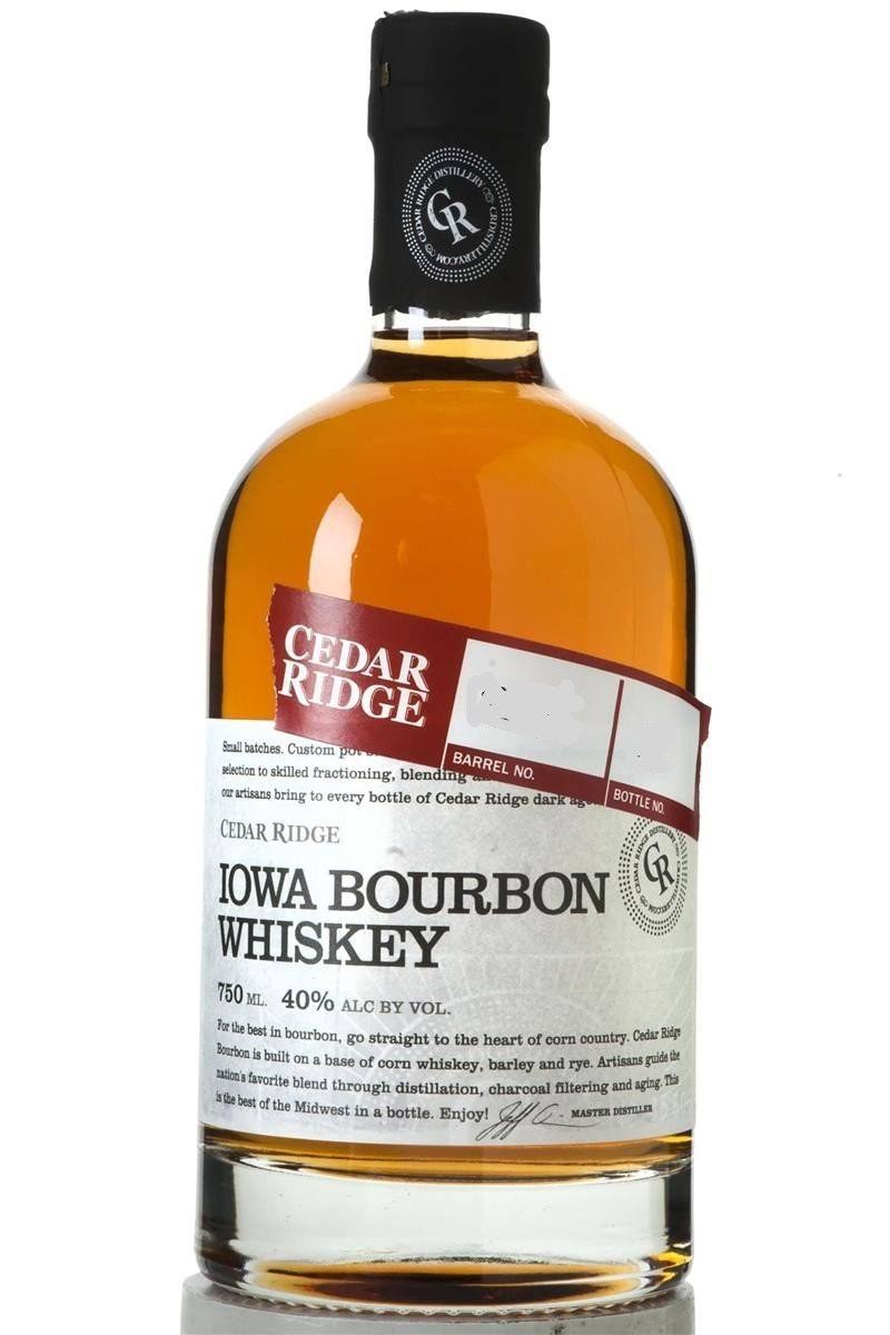 Cedar Ridge Iowa Bourbon Whiskey (750 mL)