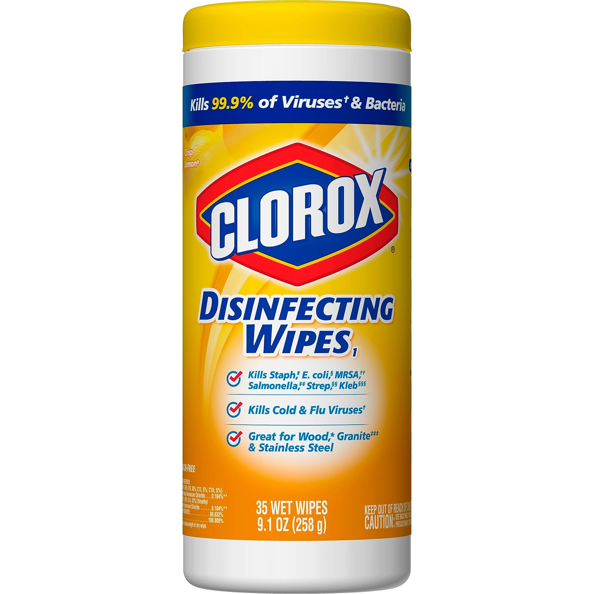 Clorox Citrus Blend Disinfecting Wet Wipes - 9.1oz, x35