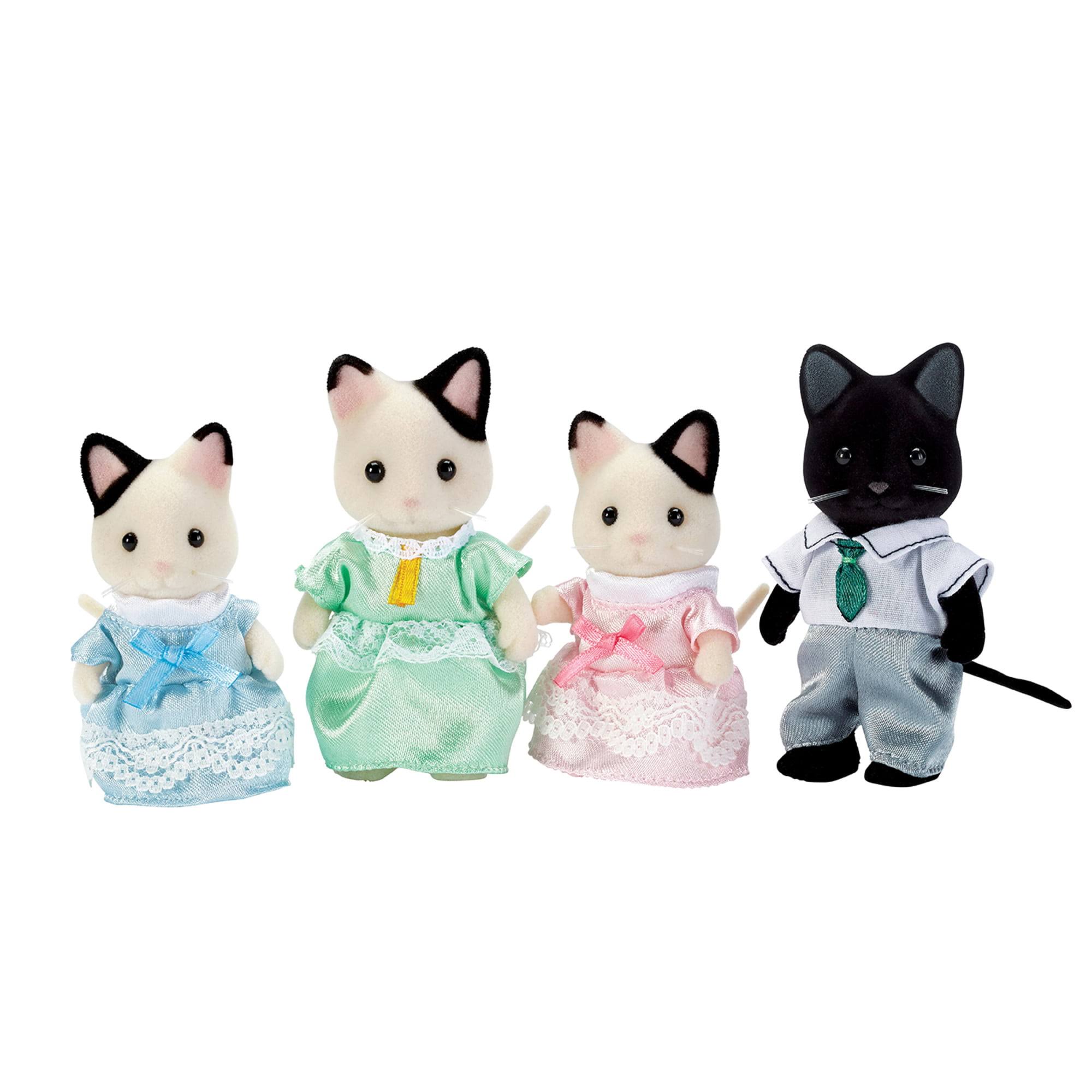 Calico Critters Tuxedo Cat Family Playset