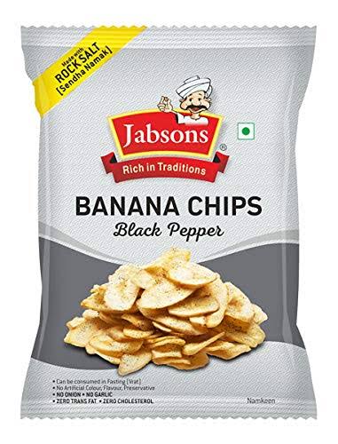 Jabsons Banana Chips - Black Pepper, 150g
