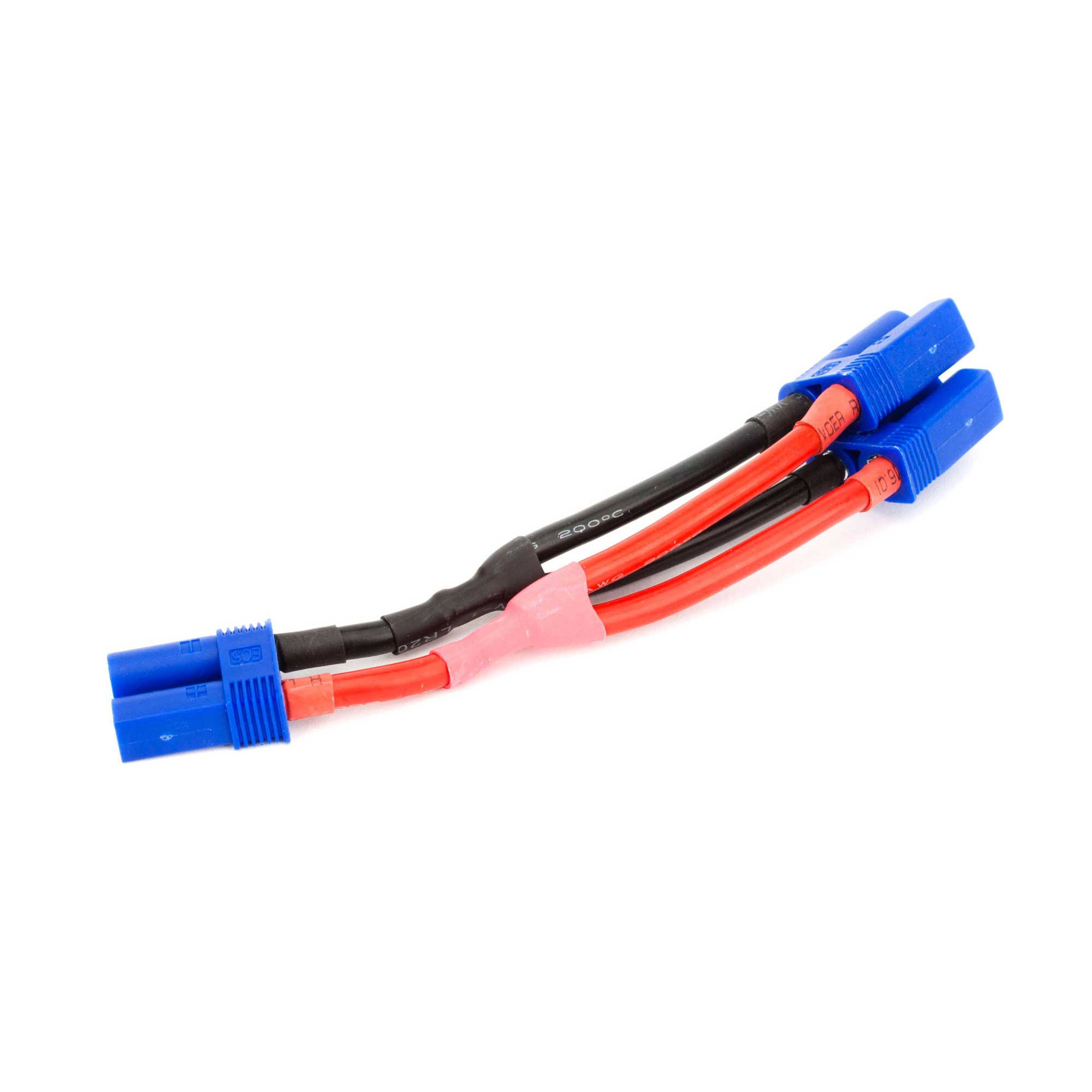 E Flite Ec5 Connector Plug Battery Parallel Y Harness - 10 Awg