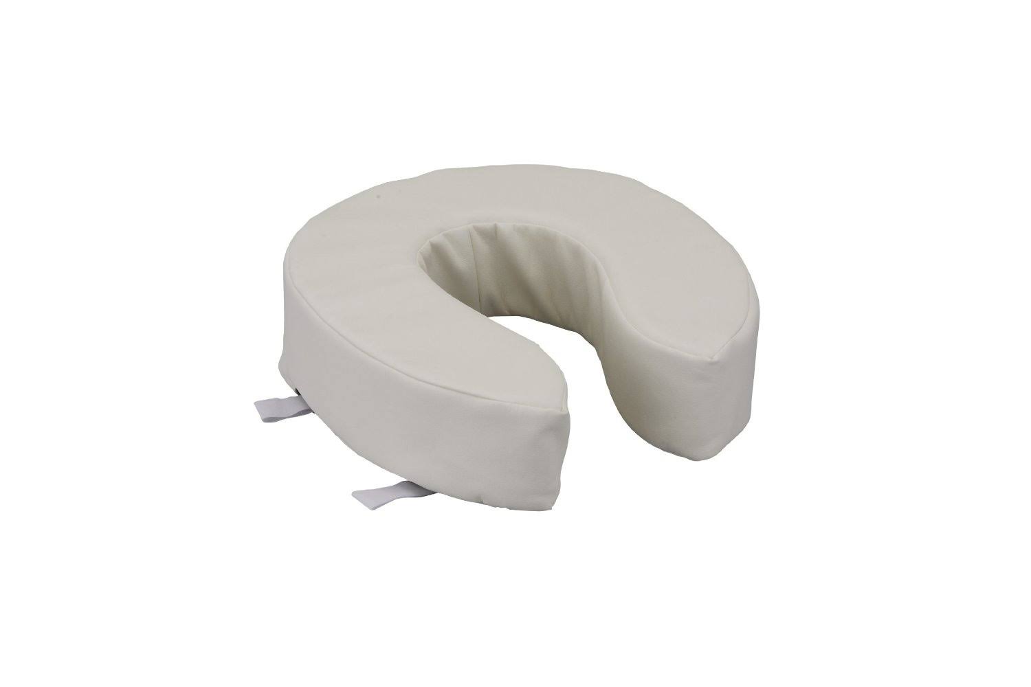 Nova Medical Products Padded Toilet Seat Riser - Vanilla, 4"