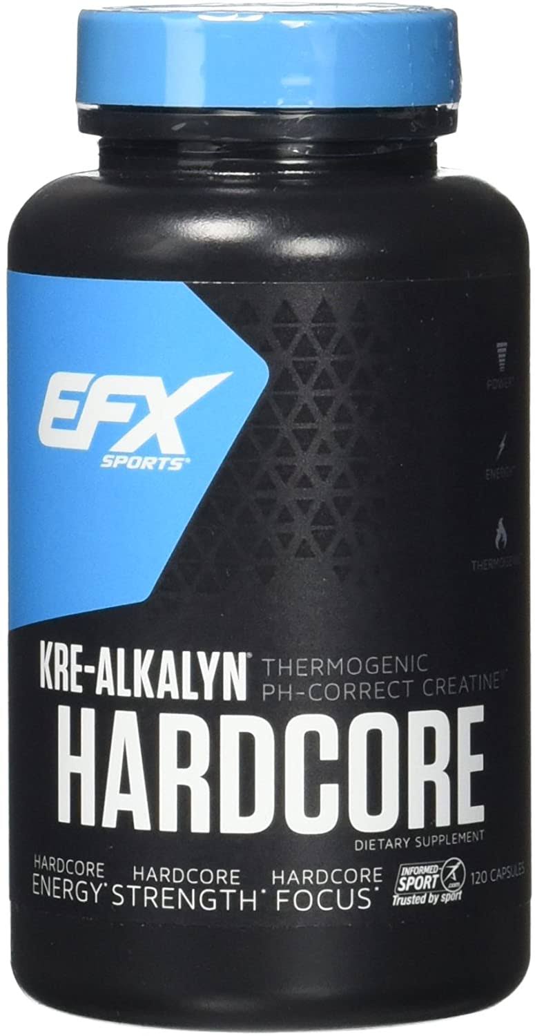 All American Efx Kre Alkalyn Hardcore Dietary Supplement - 120 Capsules