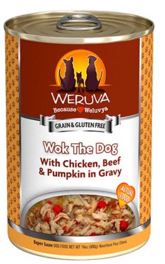 Weruva Grain Free Canned Dog Food - Wok the Dog, 14oz