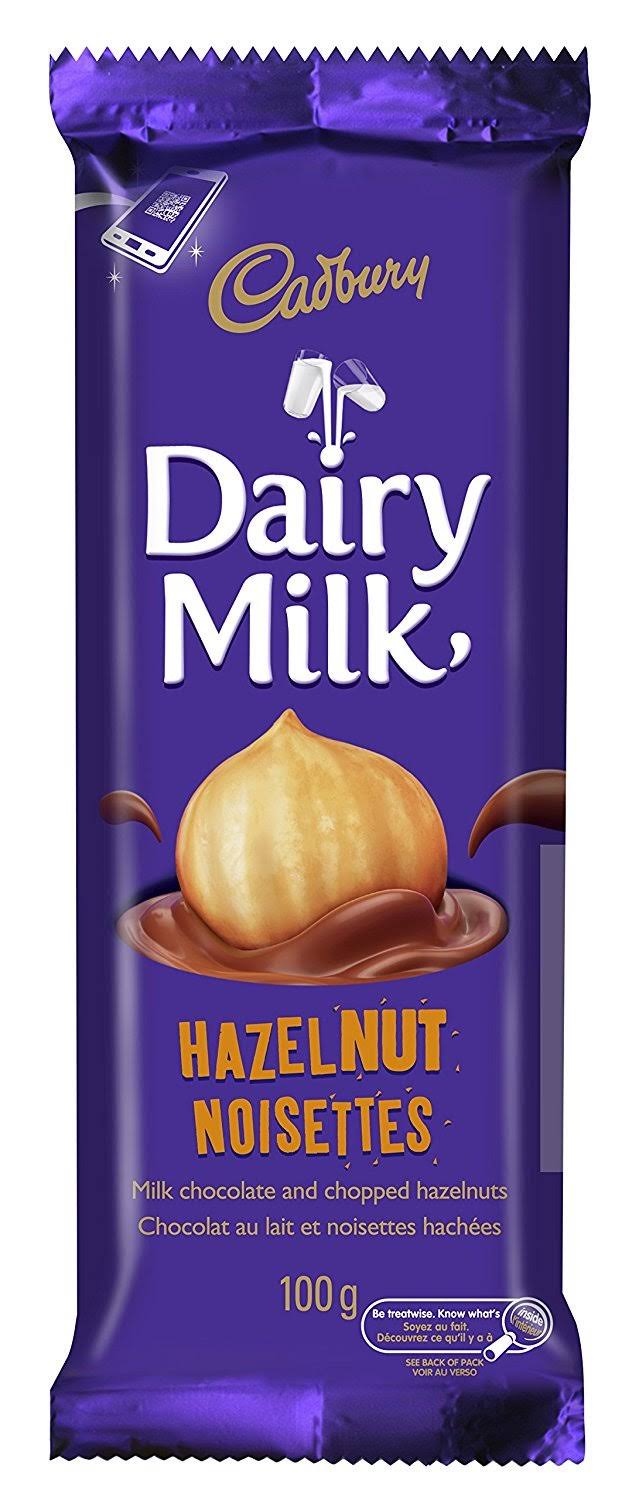 Cadbury Creamy Milk Chocolate - Hazelnut, 100g