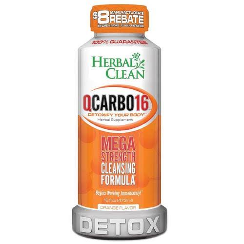 Herbal Clean Orange Detox Drink - 16oz